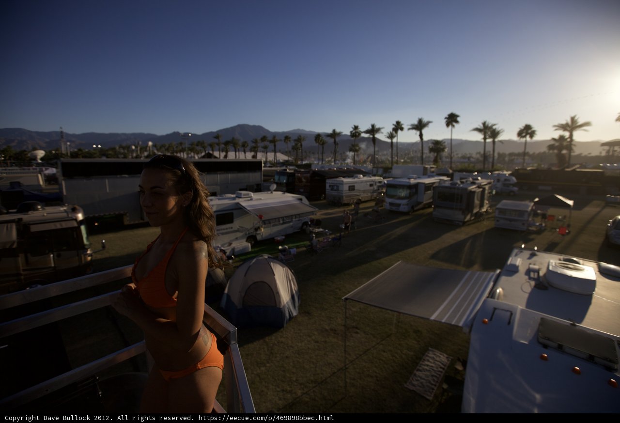 Overlooking the RV Park in Coachella
