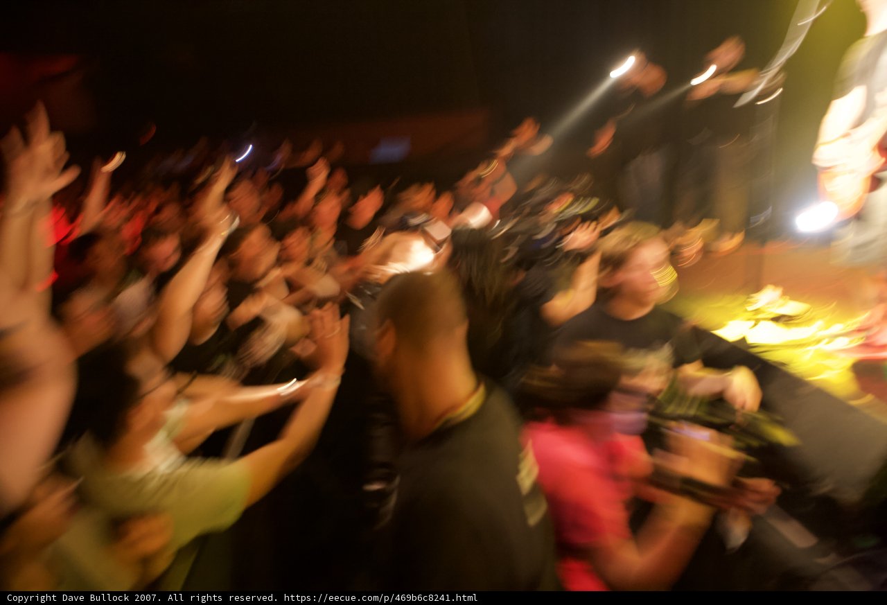 Blurry Nightlife at the Glasshouse