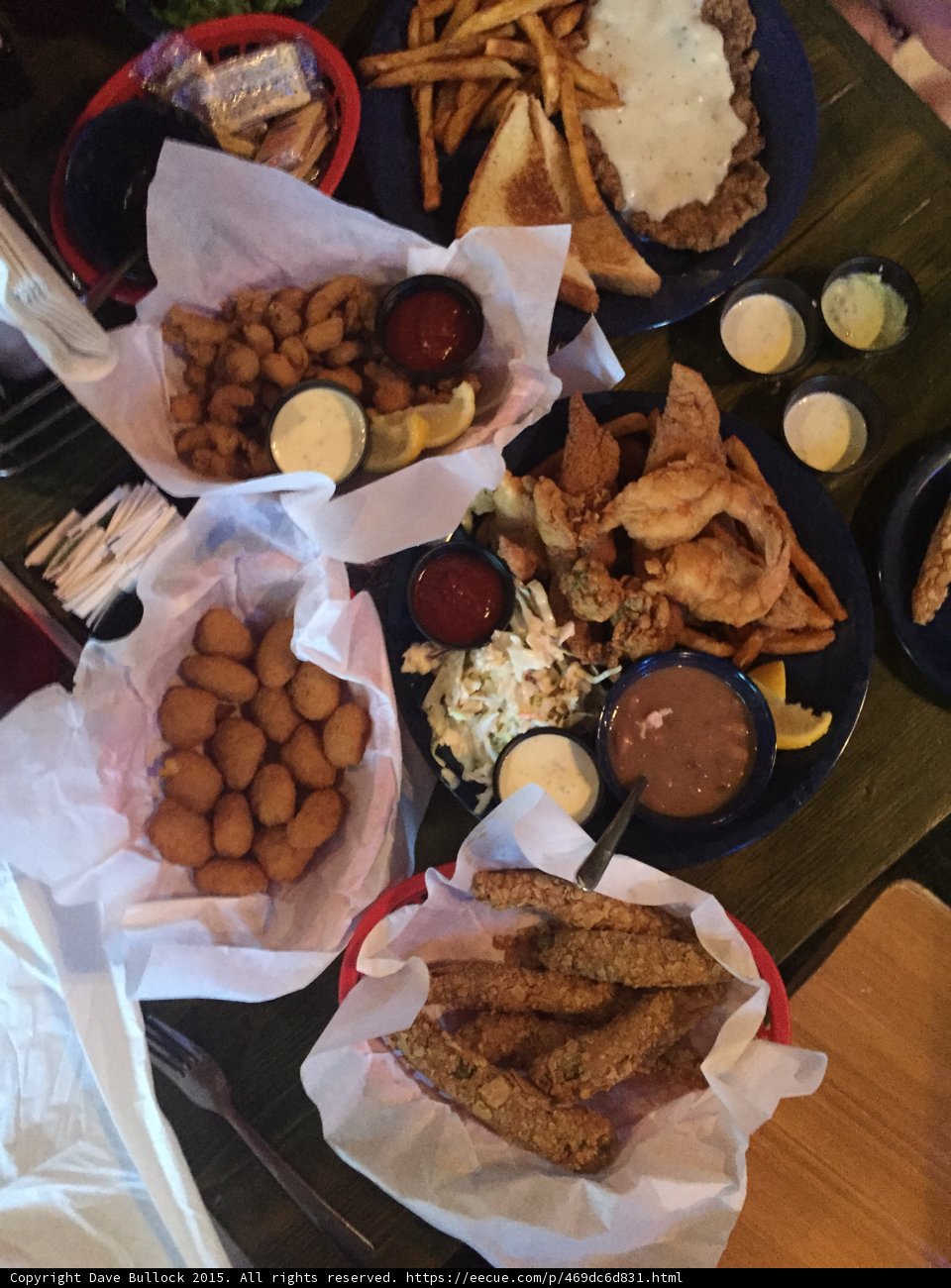 Texas Fried Seafood Spread