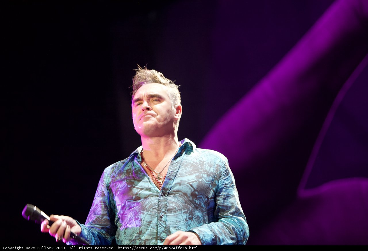 Morrissey Rocks Coachella Stage
