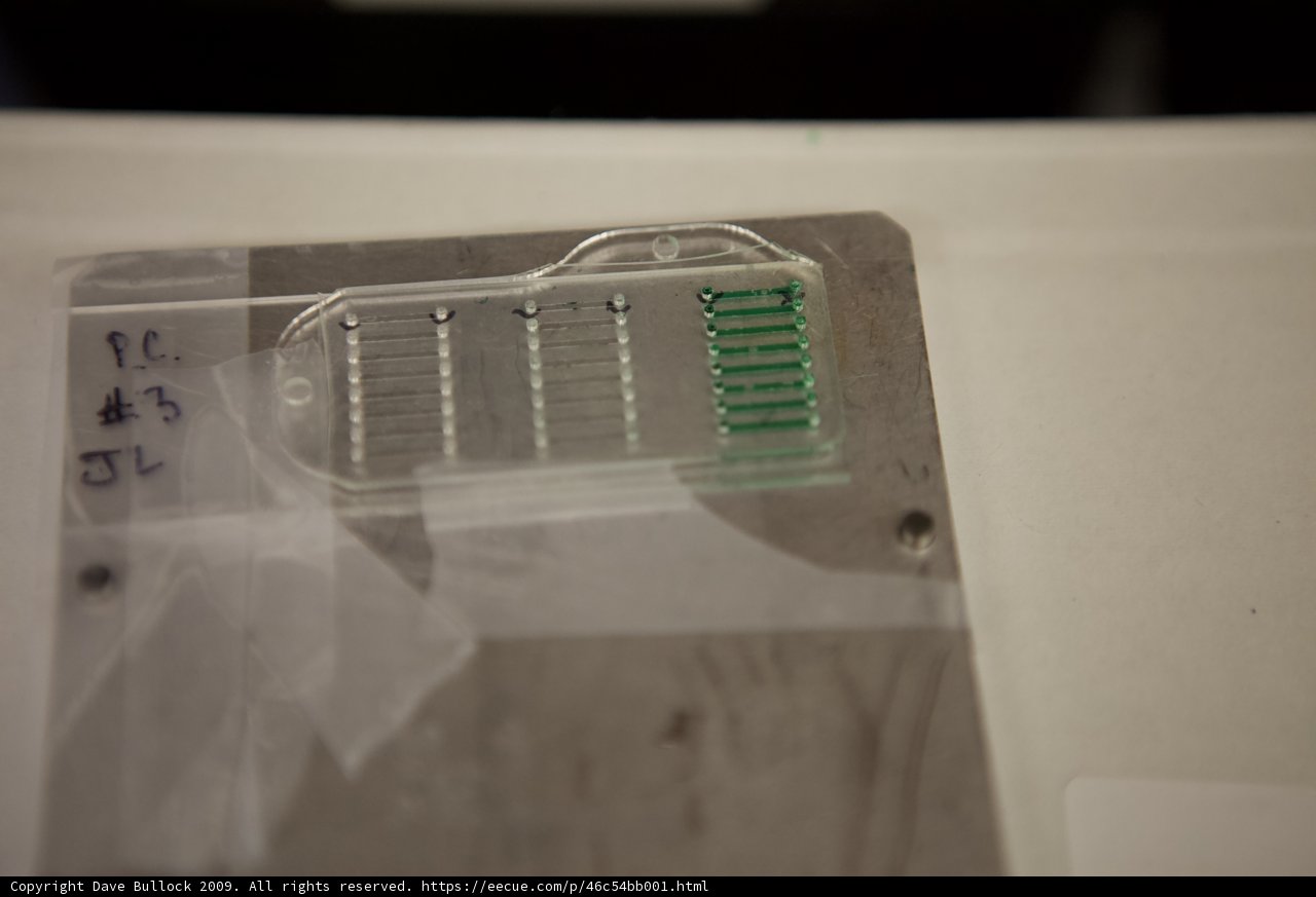 Miniature Electronic Device with a Green Circuit Board