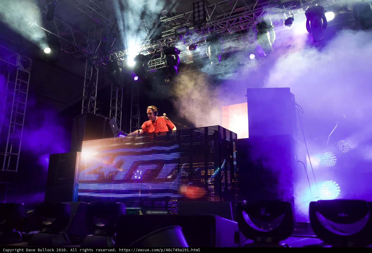 DJ Lights up the Stage at Coachella 2010