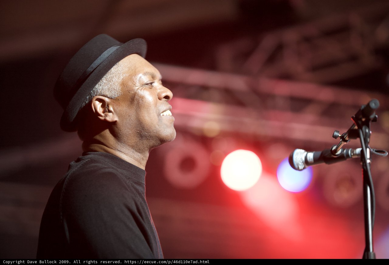 Booker T. Jones Rocks the Mic in Fedora Hat