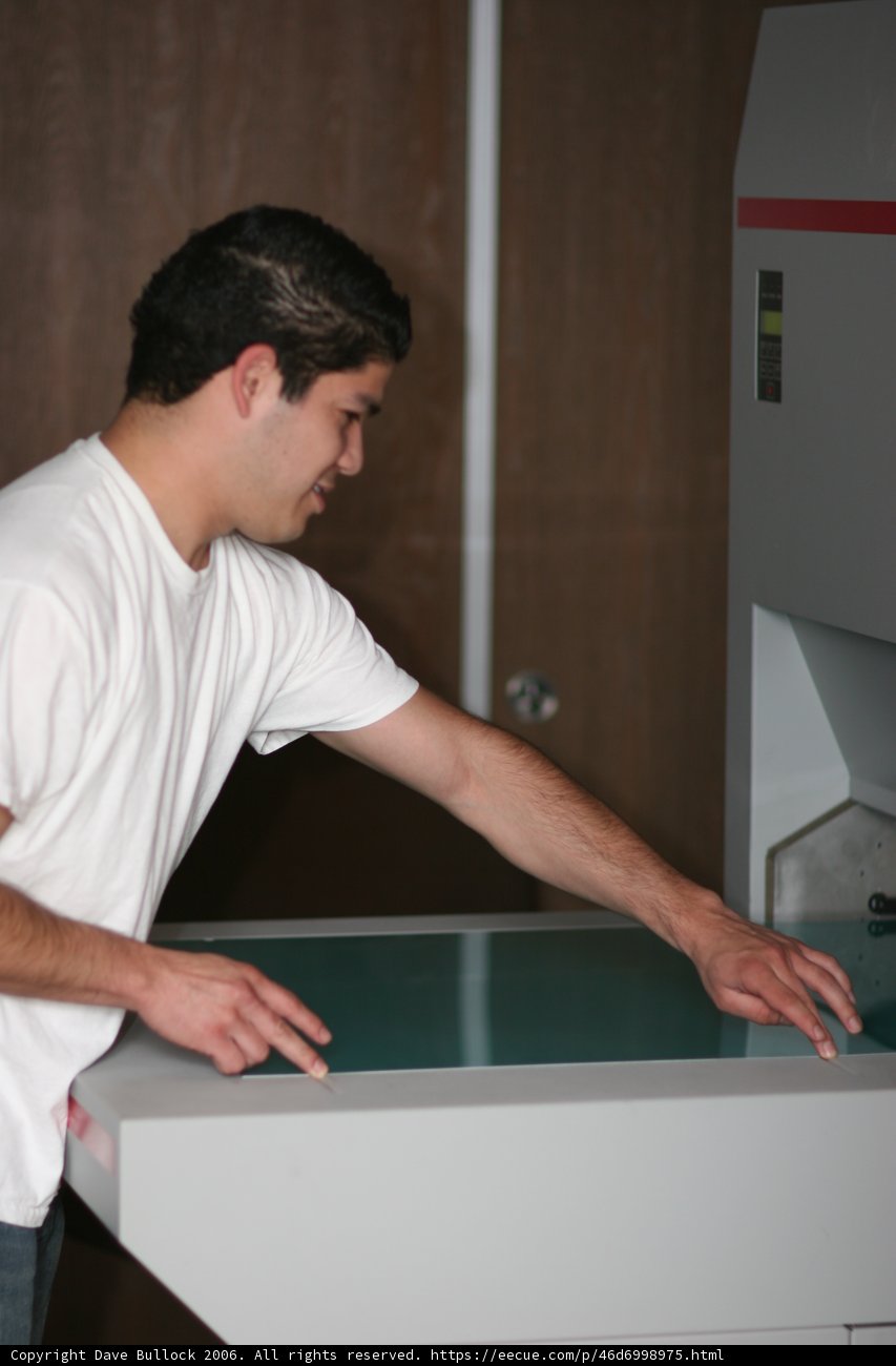 White T-Shirt in the Office