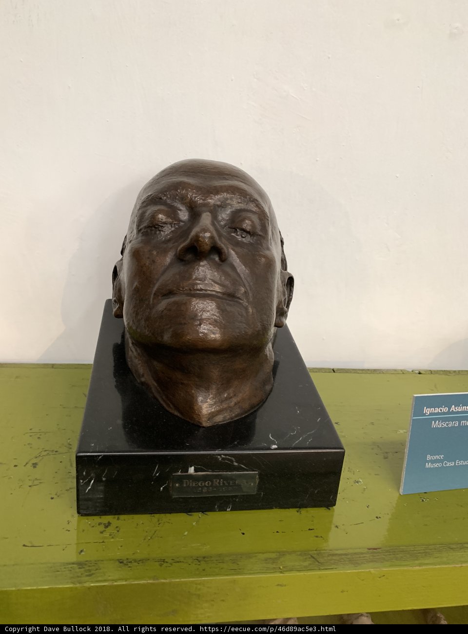 Man's Bronze Sculpture on Display
