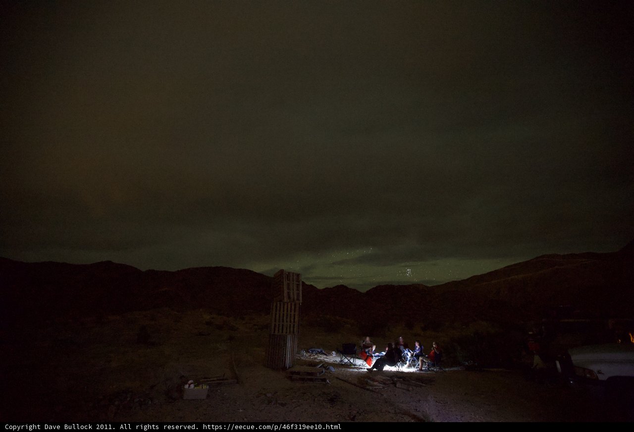 Nighttime Bliss in the Desert