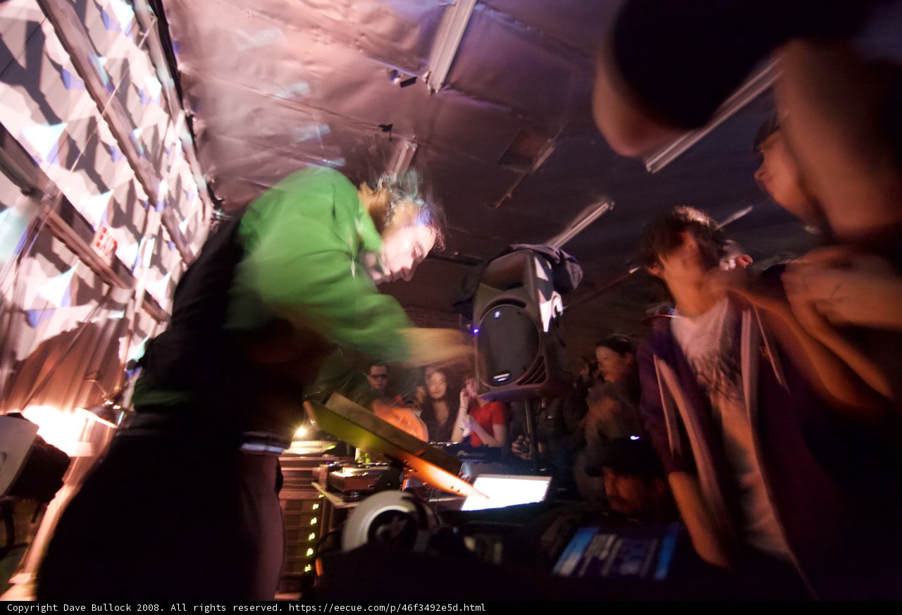 Green Shirt Deejay in Urban Club