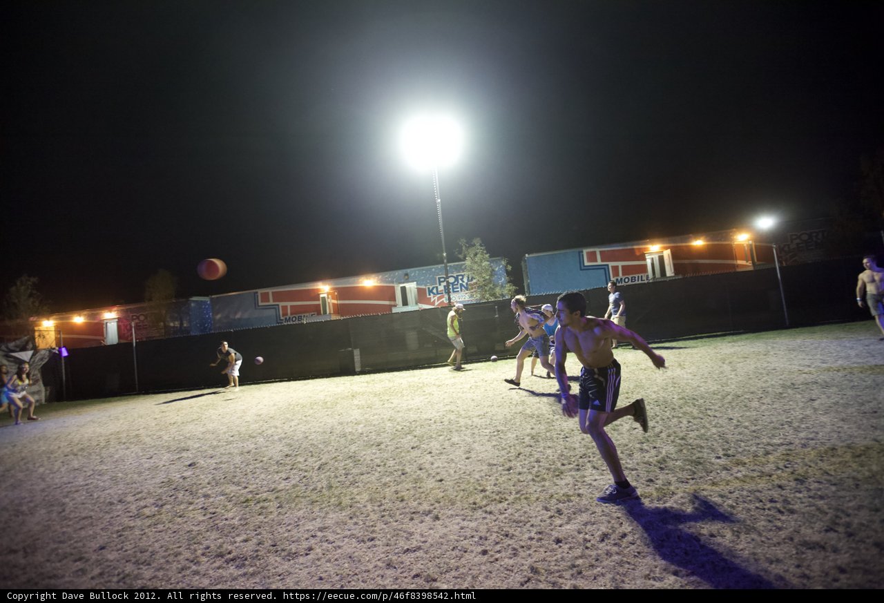 Nighttime Soccer Fun