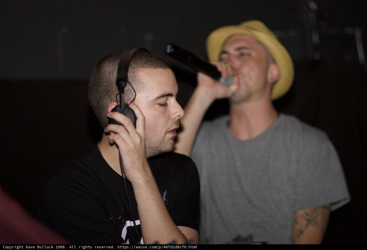 Musical Duo in Headphones