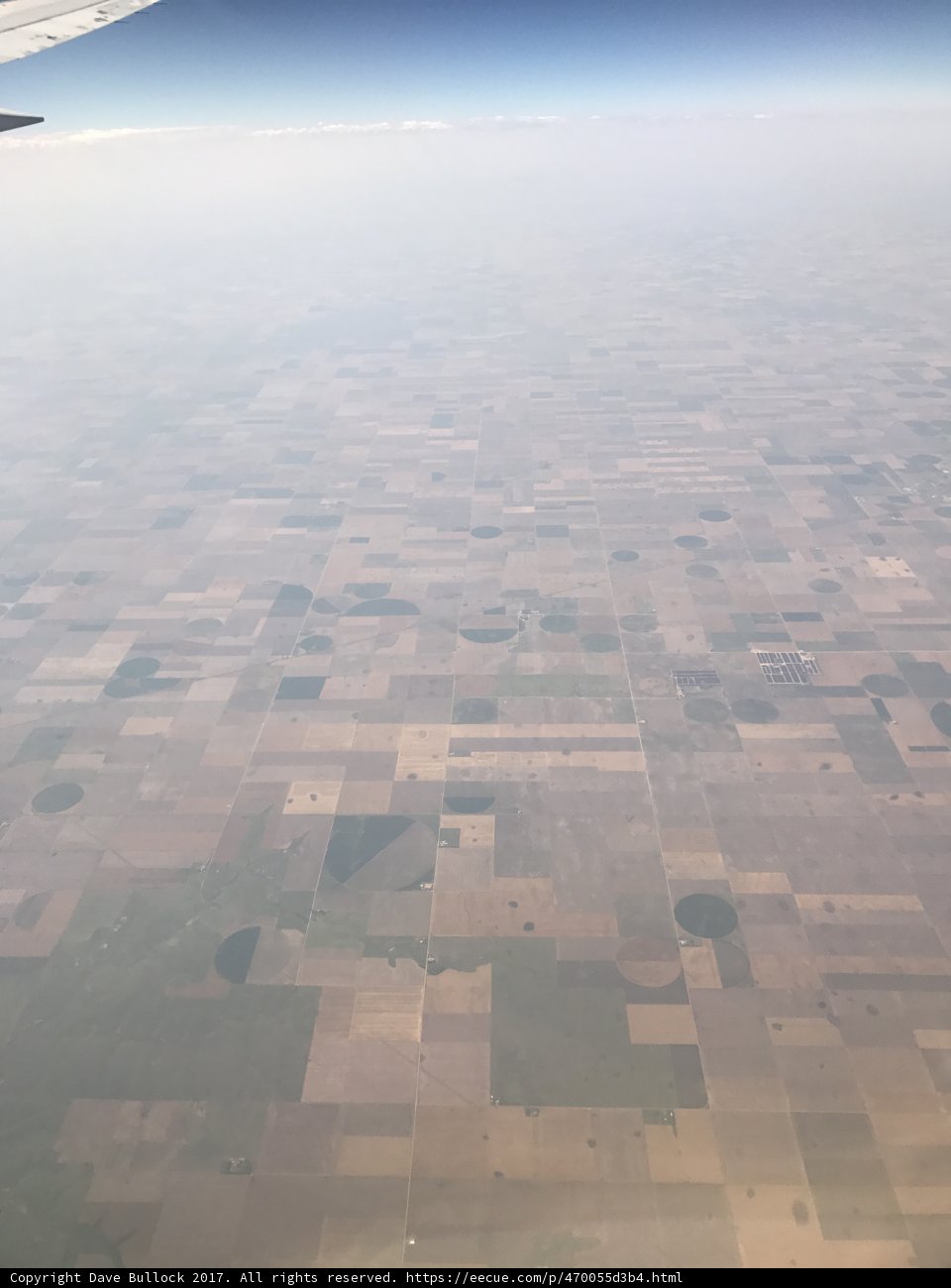 Aerial View of Farmland at Pike and San Isabel National Forests