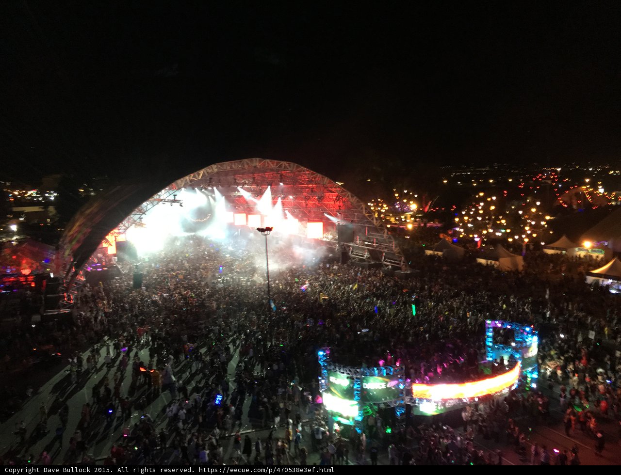 Night Sky Ignites with Crowd's Energy at San Bernardino Concert