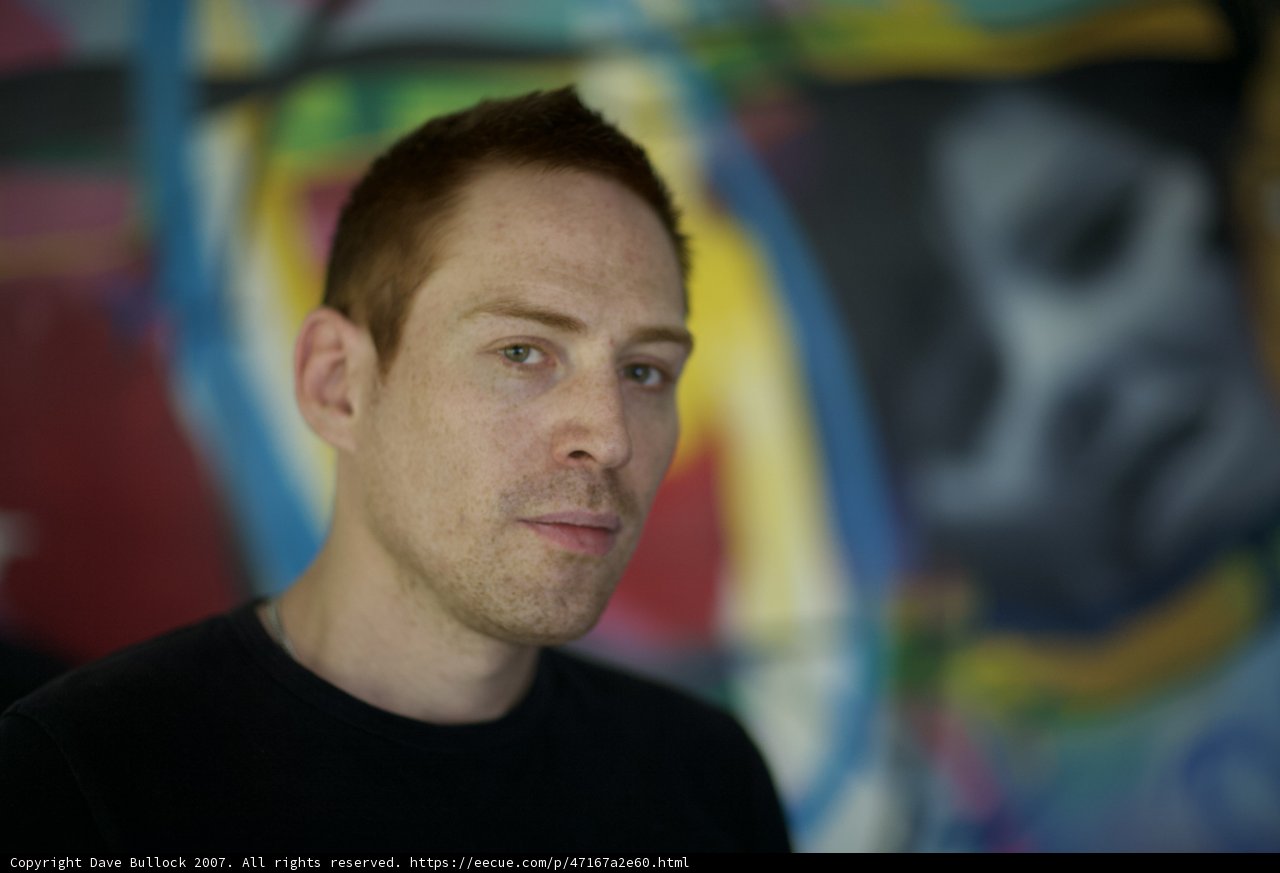 Colorful Wall Portrait