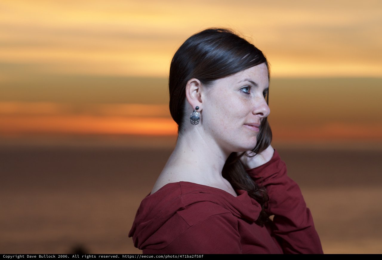 Penelope at Golden Hour by the Sea