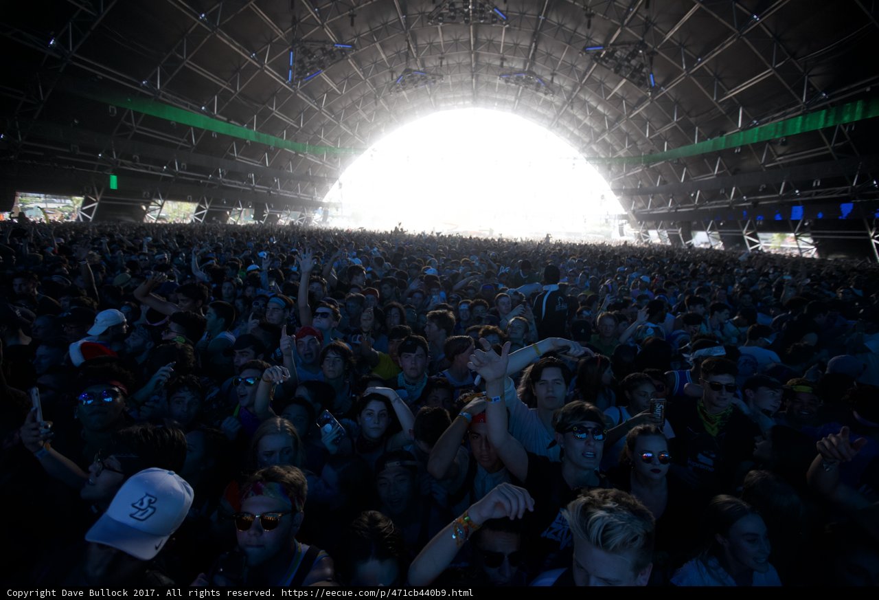 Coachella 2017 Concertgoers Under the Dome