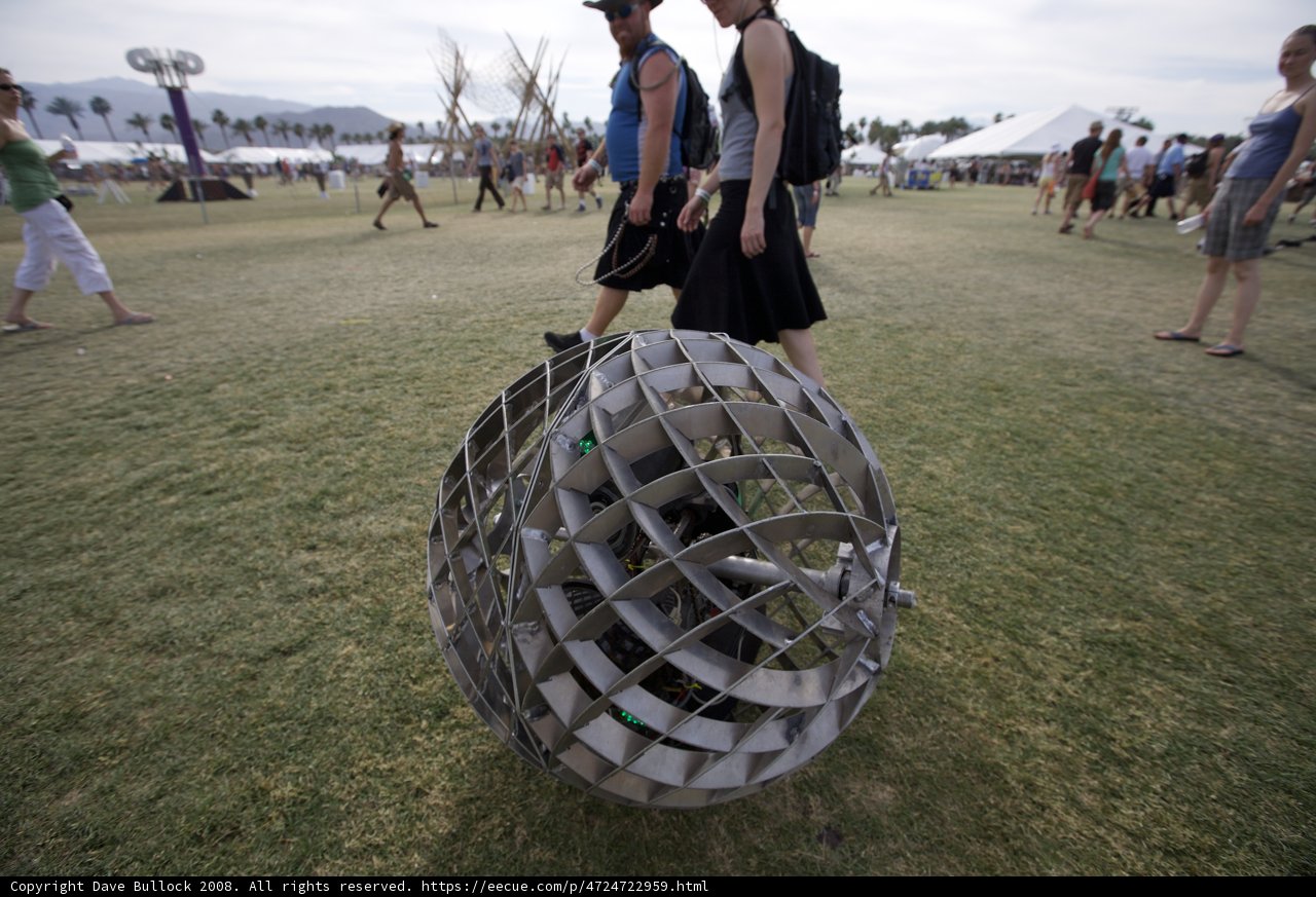 Sphere on the Grass