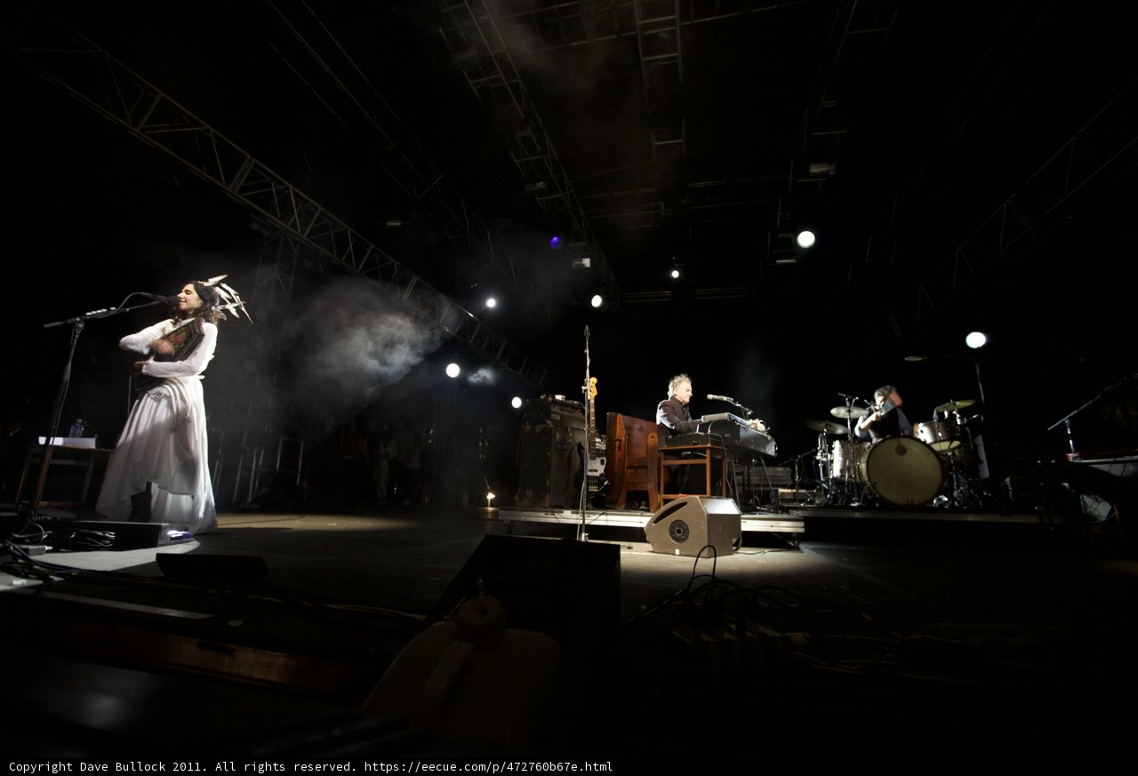 PJ Harvey and Mick Harvey perform at Coachella 2011