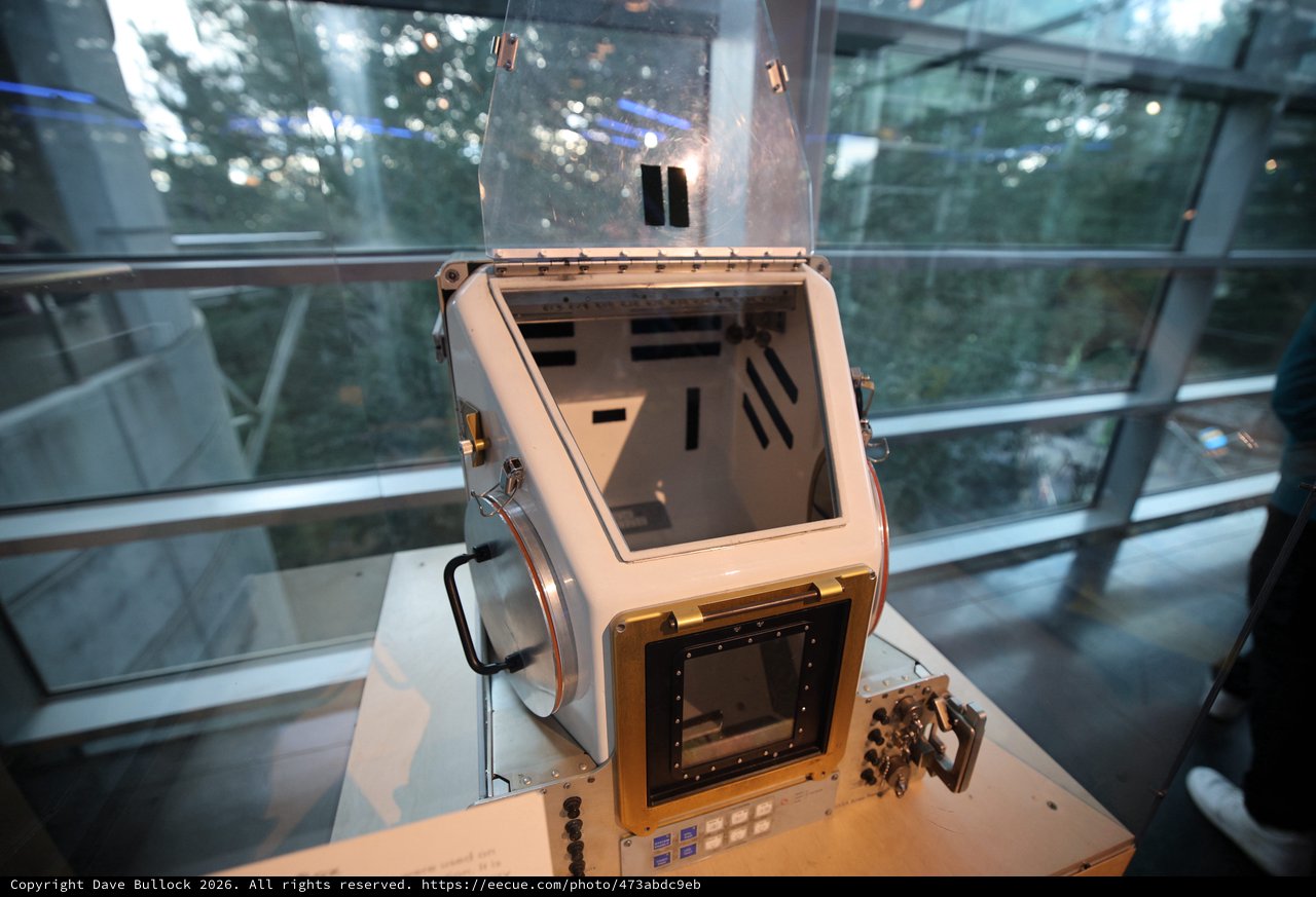 Exposed Space Station Module Display at Science Center