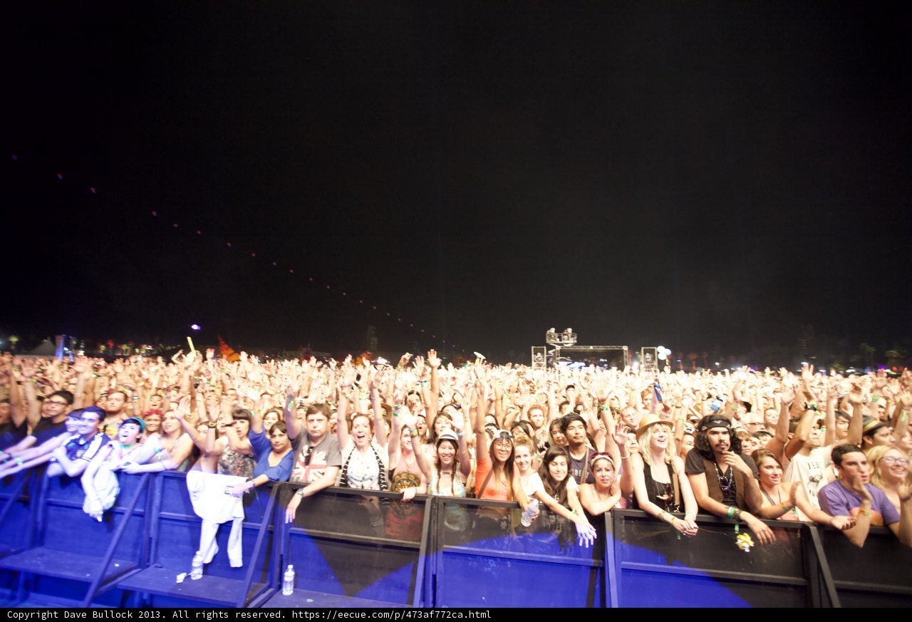 Lights and Hands at Coachella