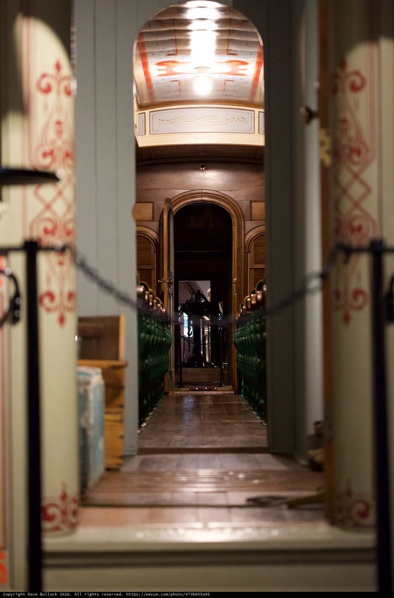 Grand Architectural Corridor Leading to Legislature Chamber
