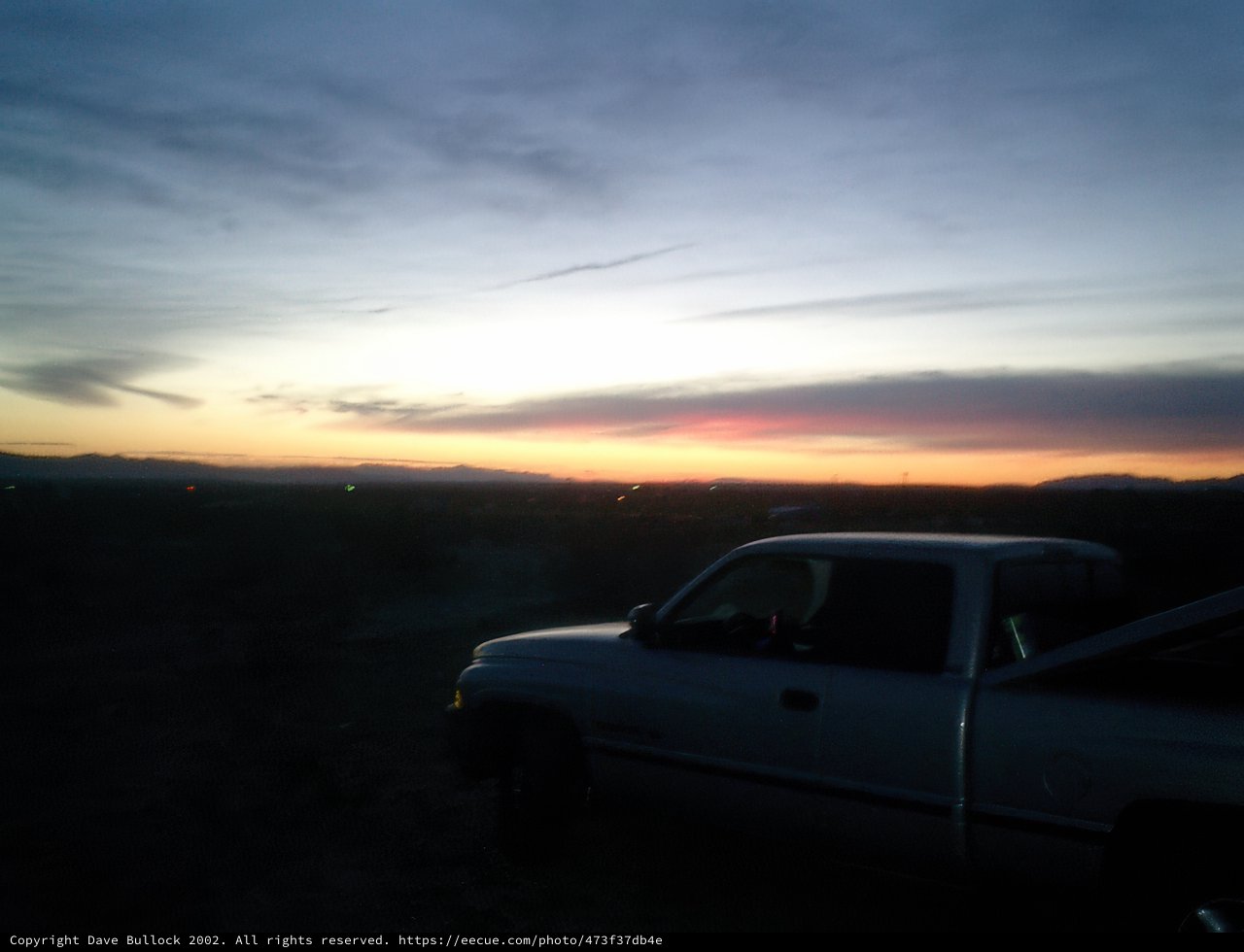Desert Sunset Pickup