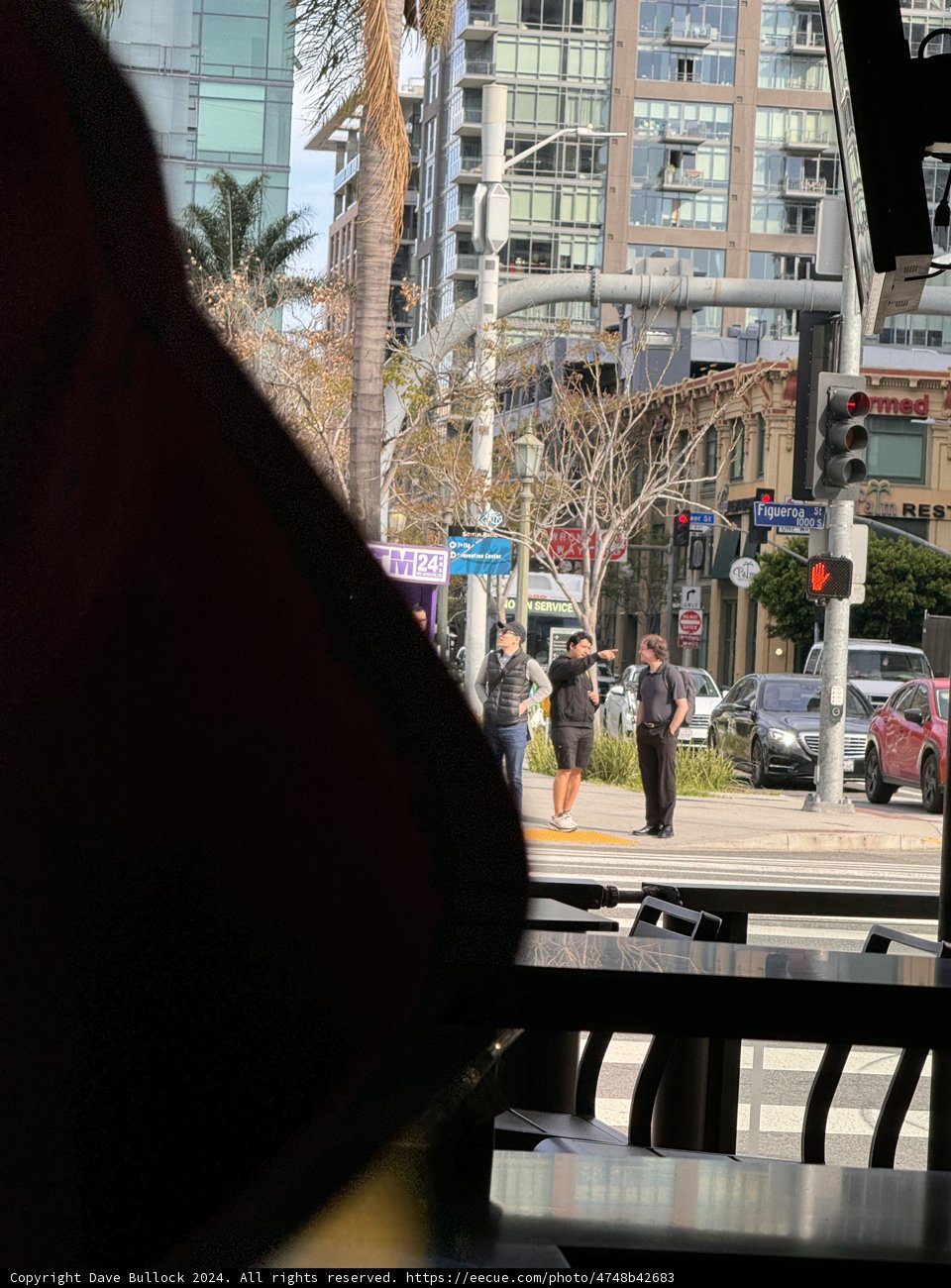 Urban Scenery Through the Café Window