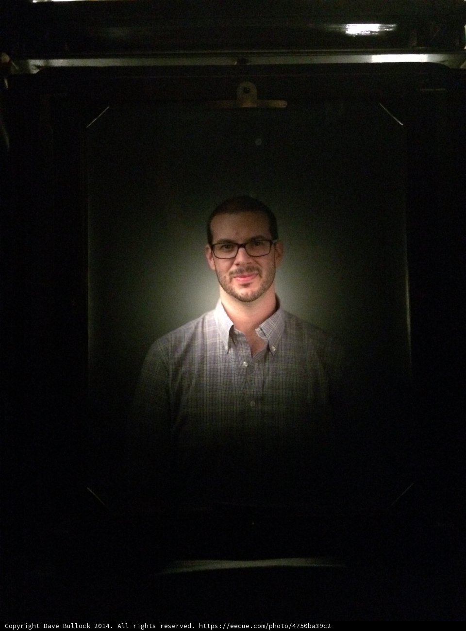 Portrait of Dave B in a Dark Room
