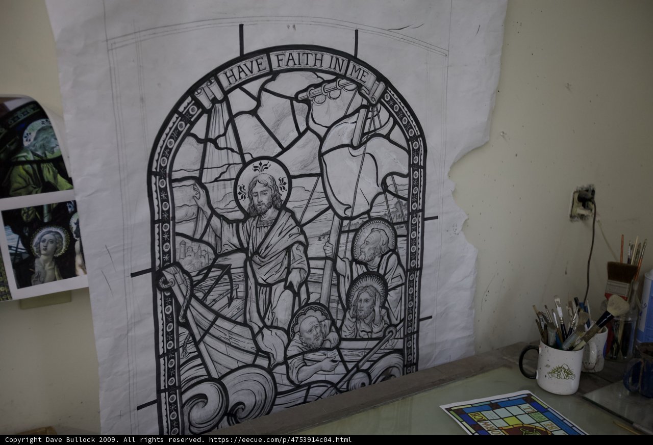 Stained Glass Splendor in the Art Studio
