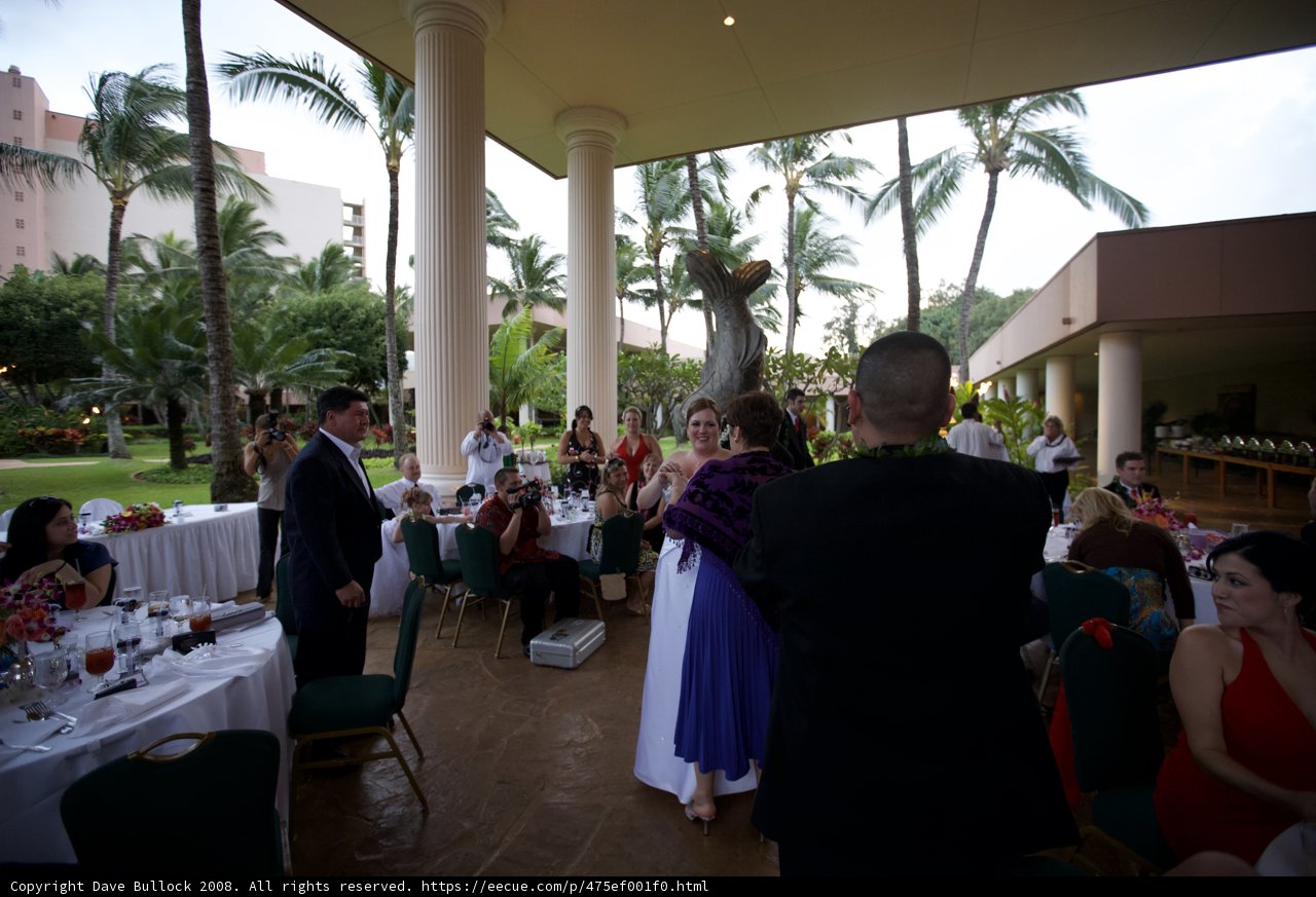 Wedding Reception at Hilton Waikoloa Resort