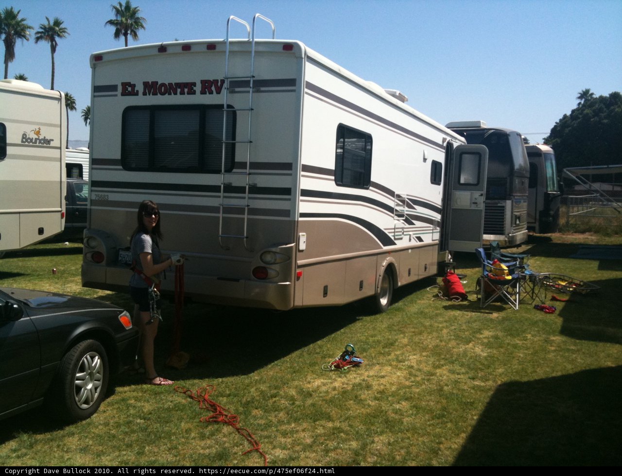 RV Adventure by the Blue Sky