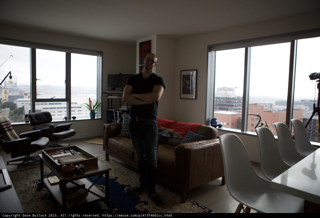 Confident Living Room Portrait