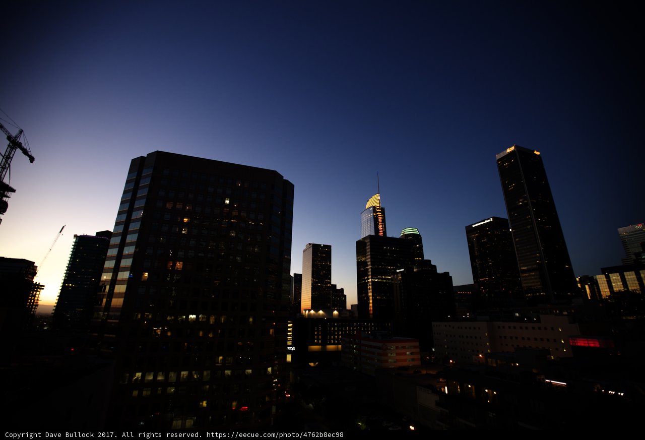 Dusk over the City of Angels