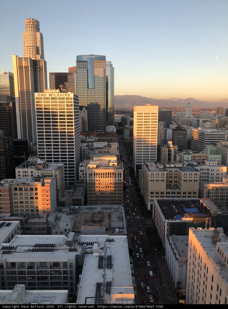 View from the Top of LA City Hall