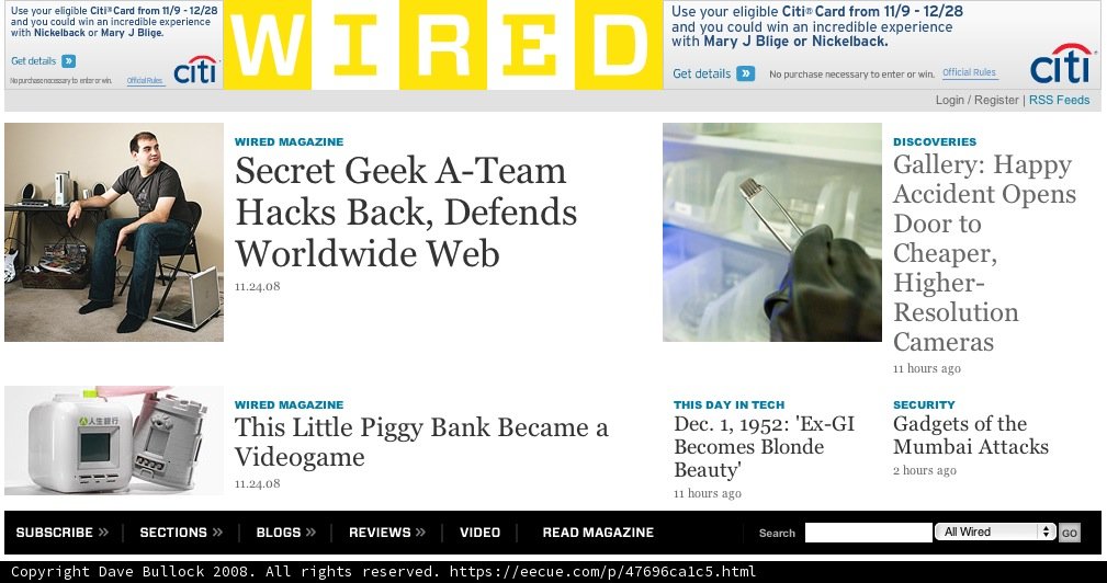 Wired Magazine Cover featuring a Document and a Man