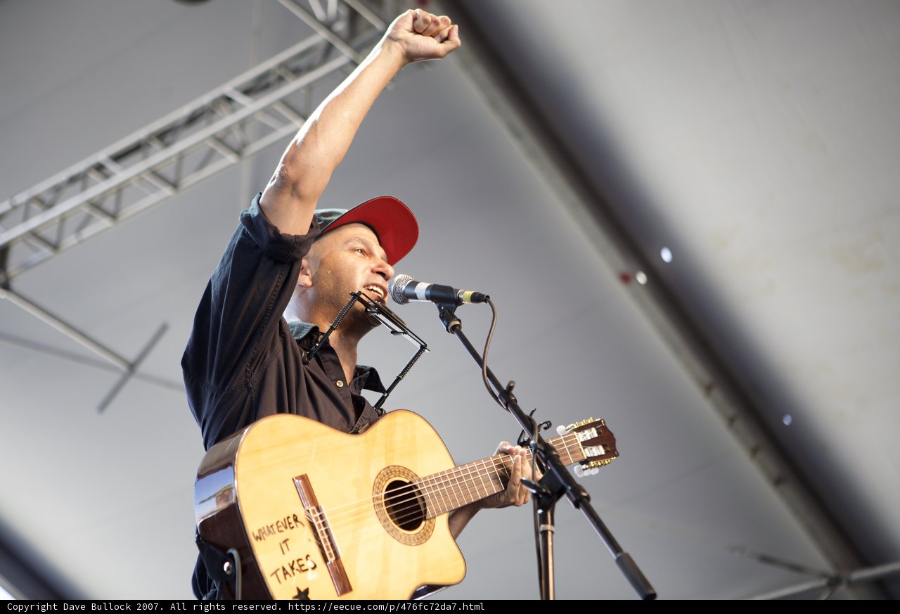 Tom Morello Rocks Coachella with His Guitar and Mic