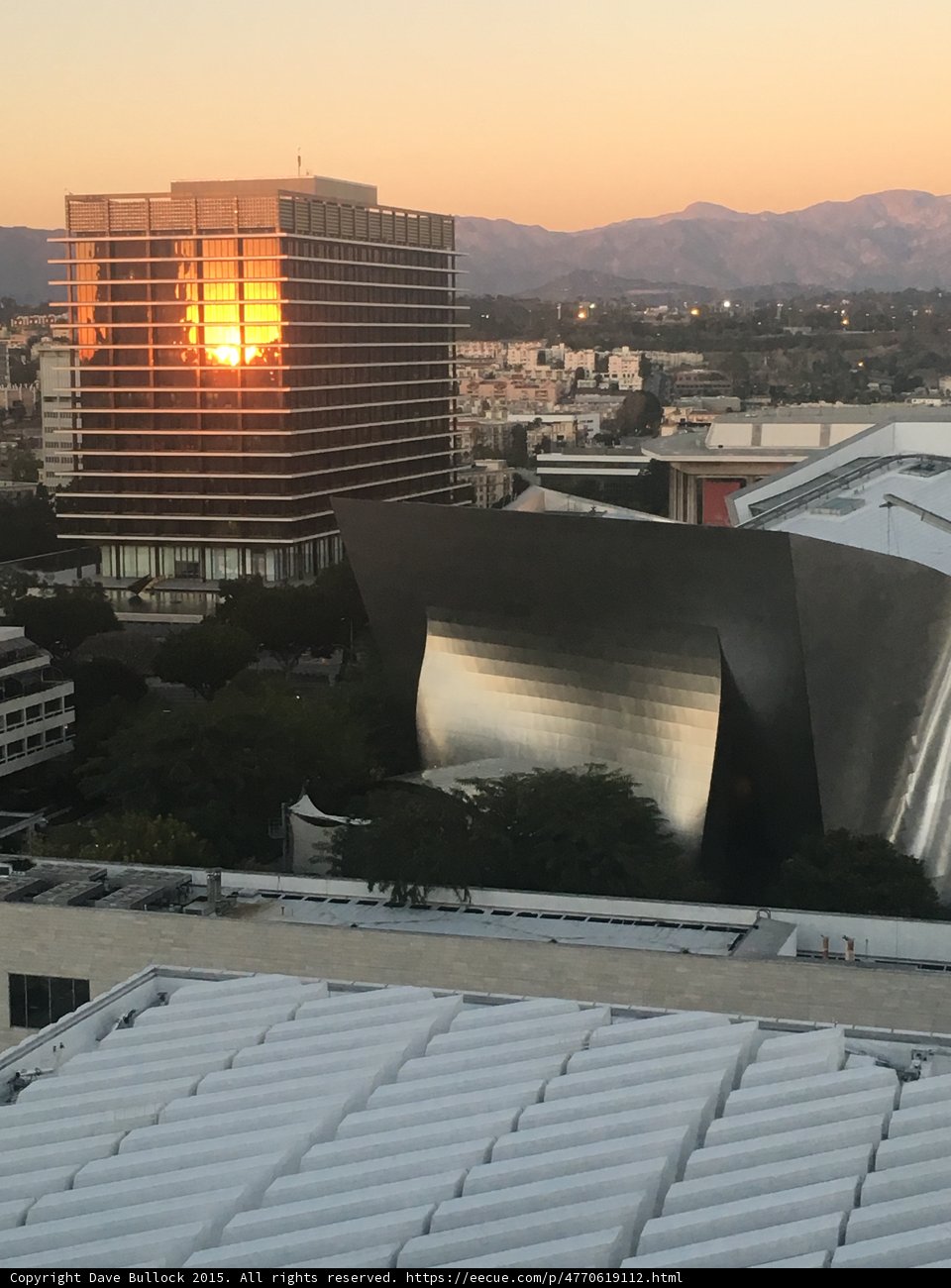 Sunset Building Reflection