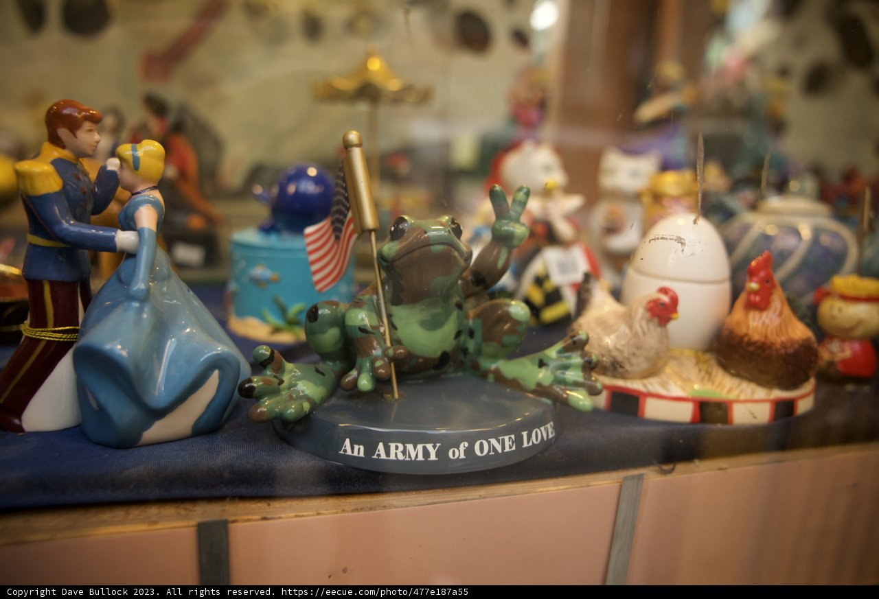 Eclectic Figurine Ensemble in Chinatown, 2023