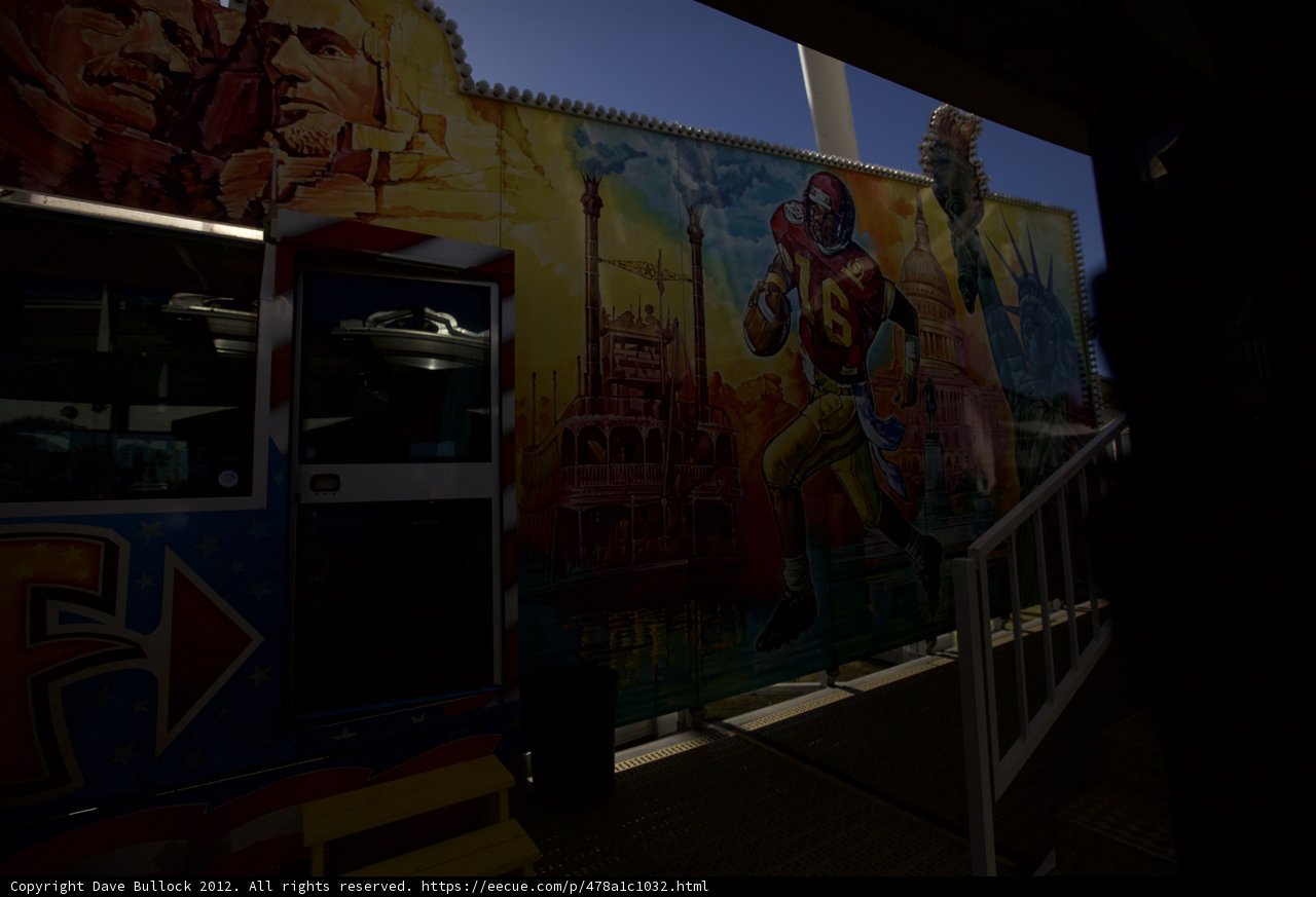 A Massive Mural of Two Figures