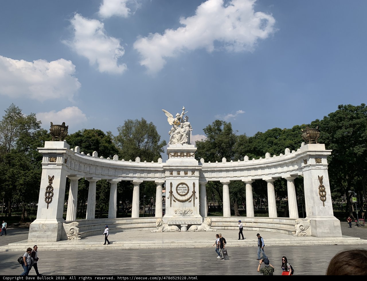 The Majestic White Monument