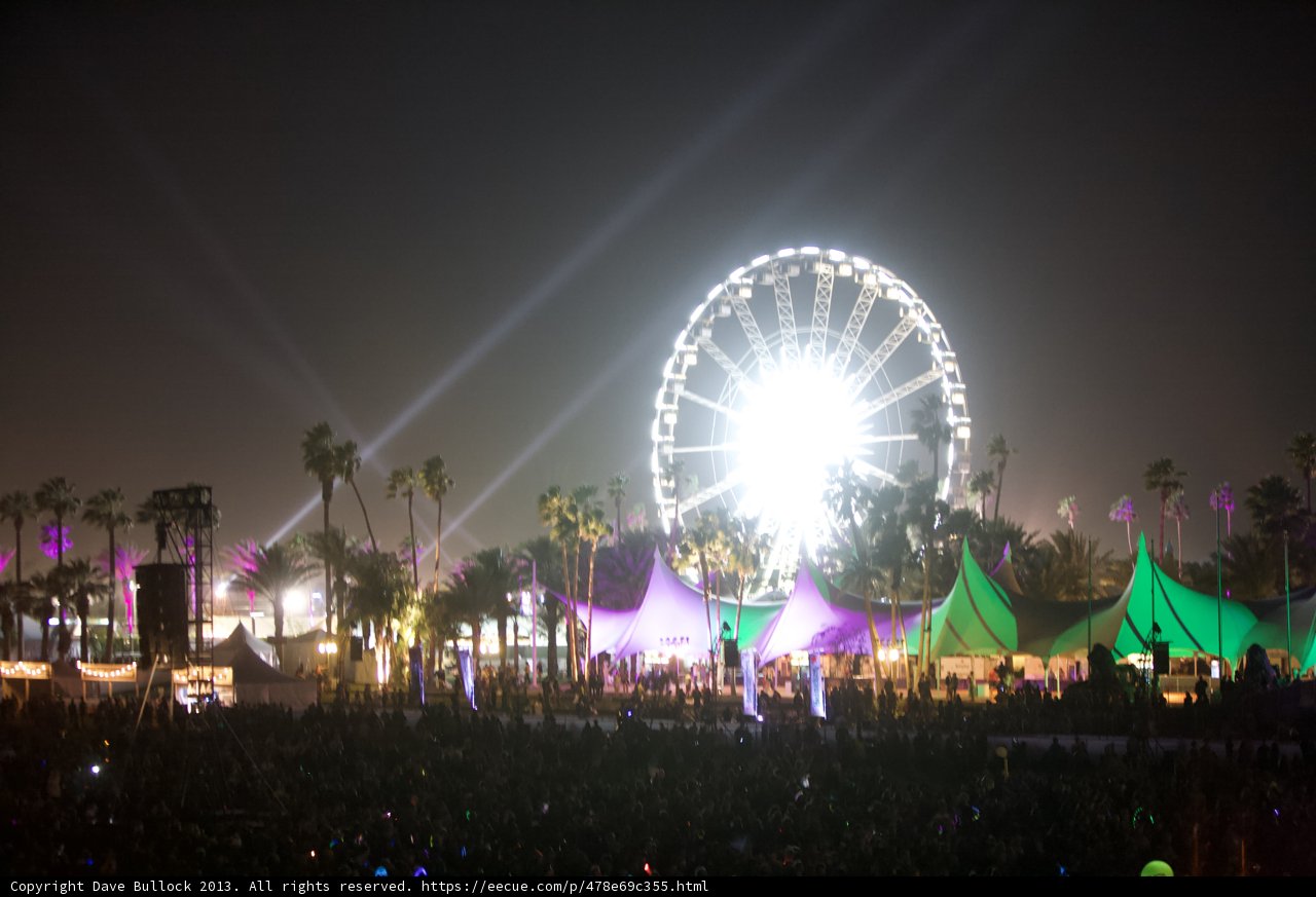 Ferris Wheel Illumination at Coachella
