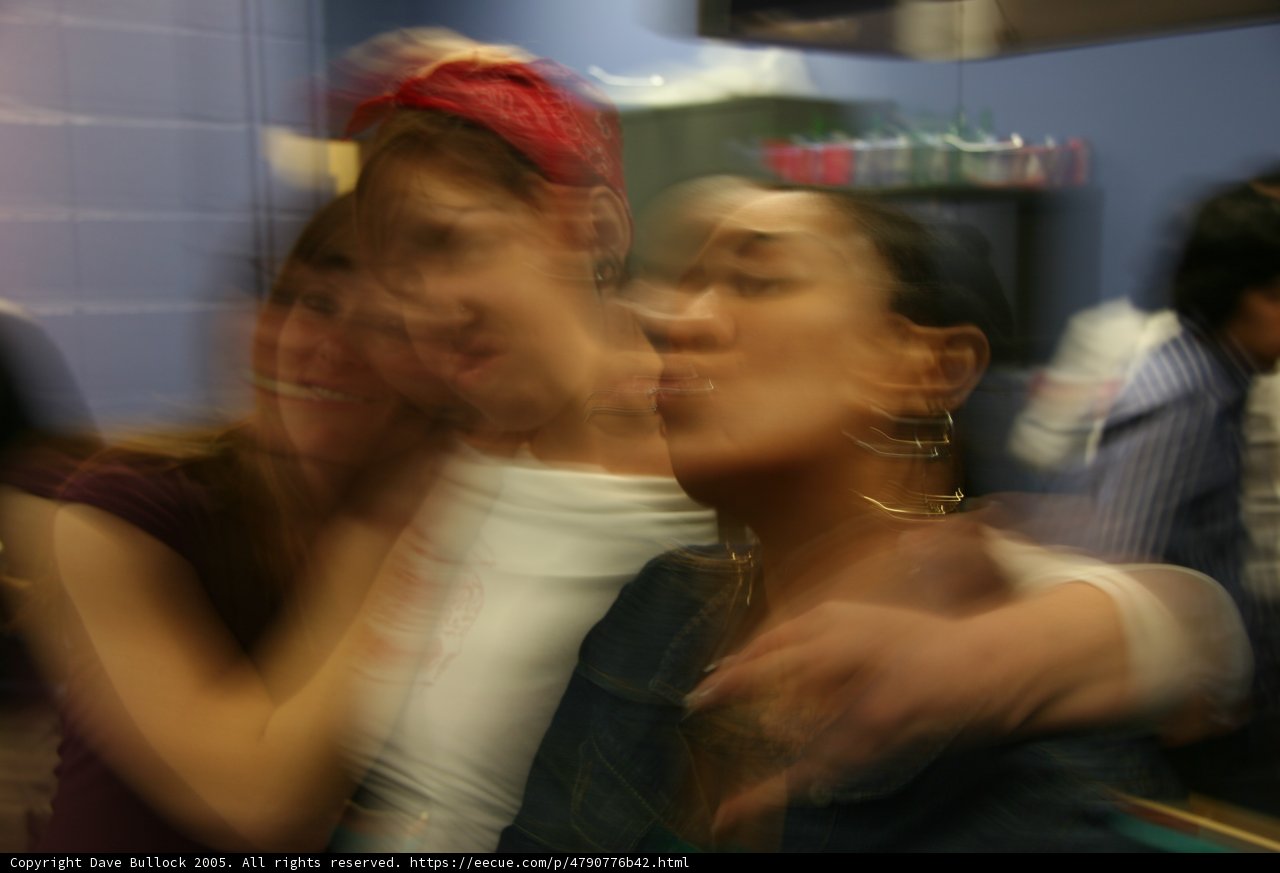 Blurry Nightclub Dancing