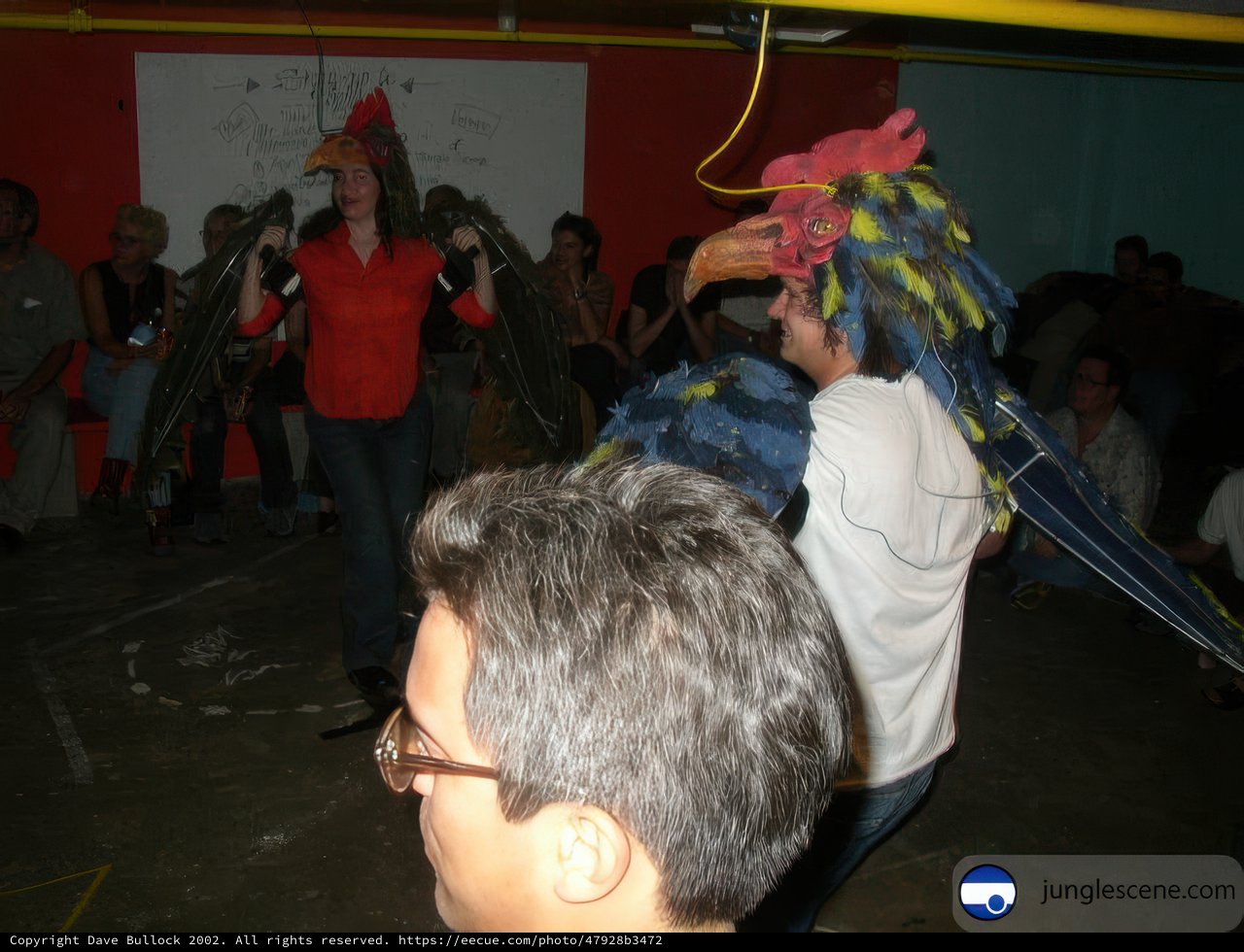 Cock Fight Spectators