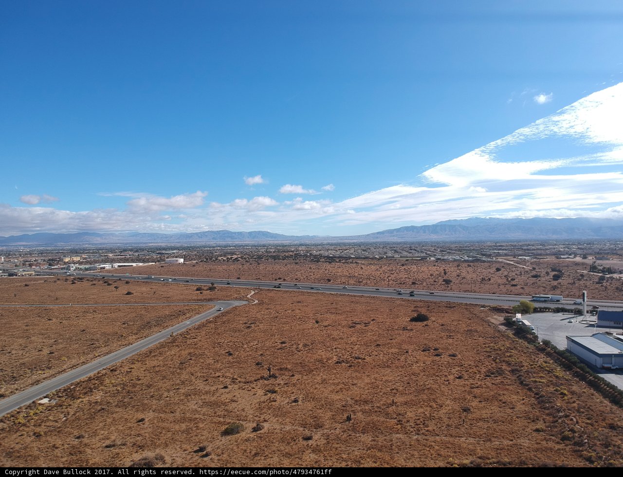 Majestic Mountain Ranges Amidst the Mojave Desert