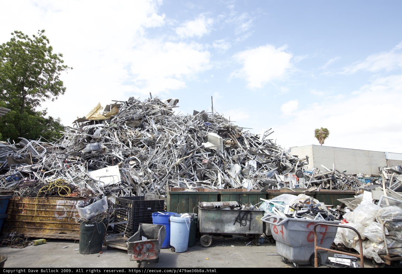 Abandoned Metal Scrap Pile