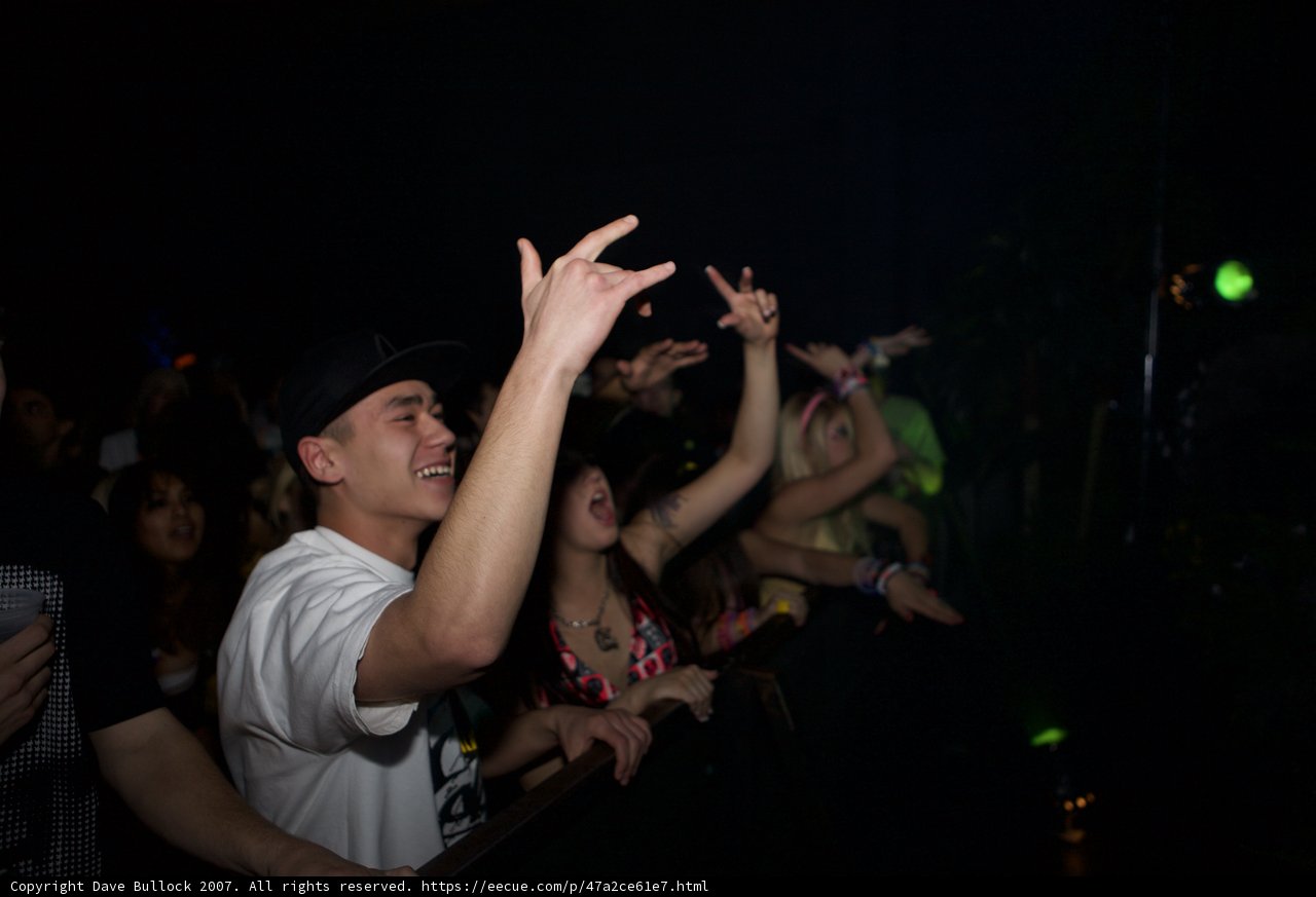 Nightclub concert vibes