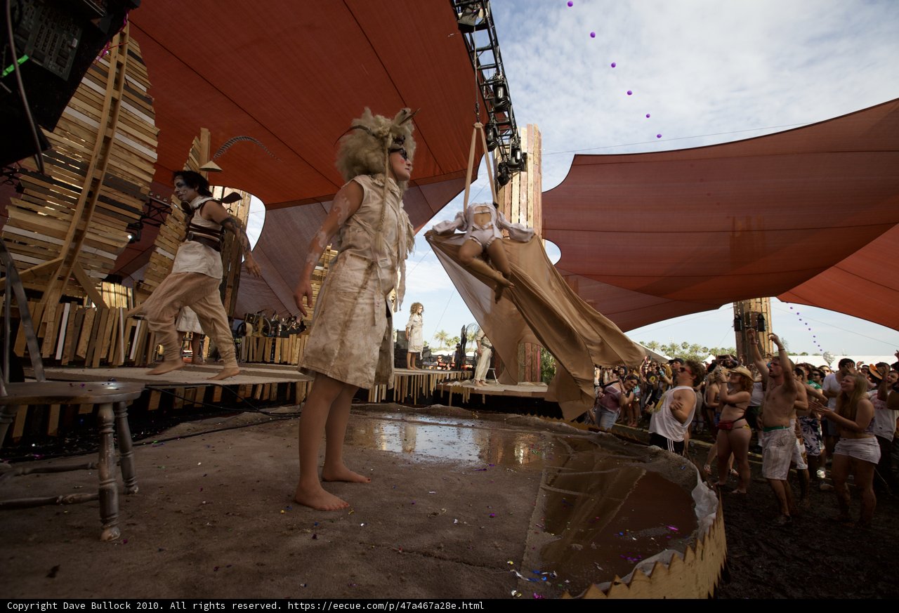 Costume Performance on Coachella Stage