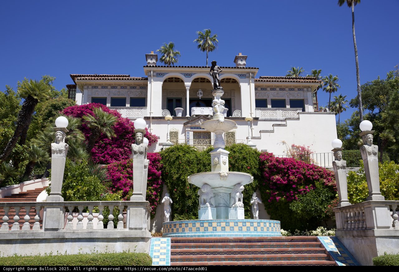Sunlit Serenity at Hearst Castle