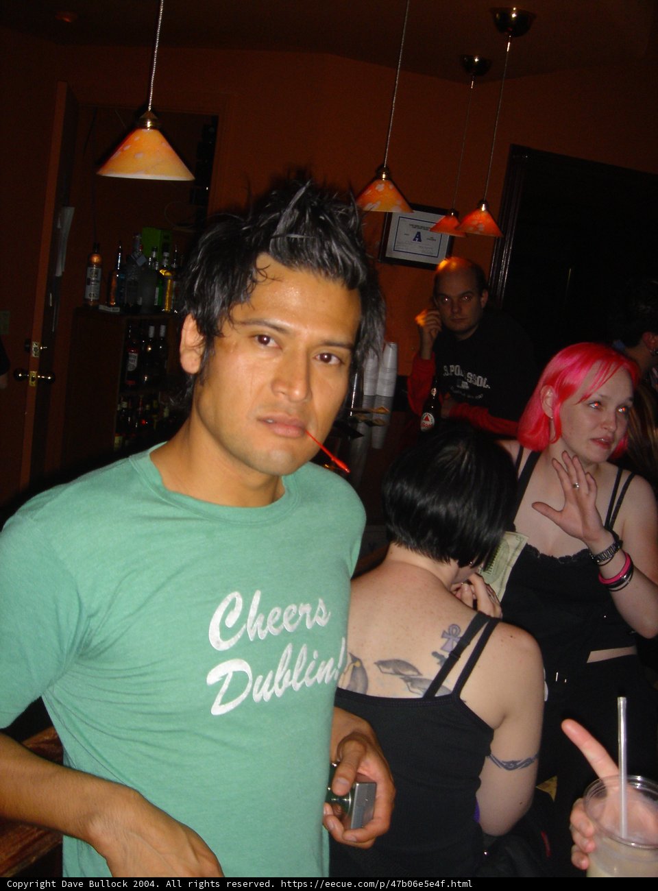 Nightlife at the Green Shirt Bar