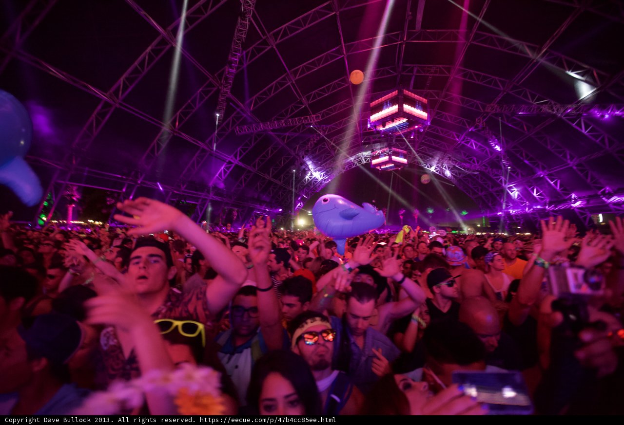 Balloon-filled Night Club at Coachella