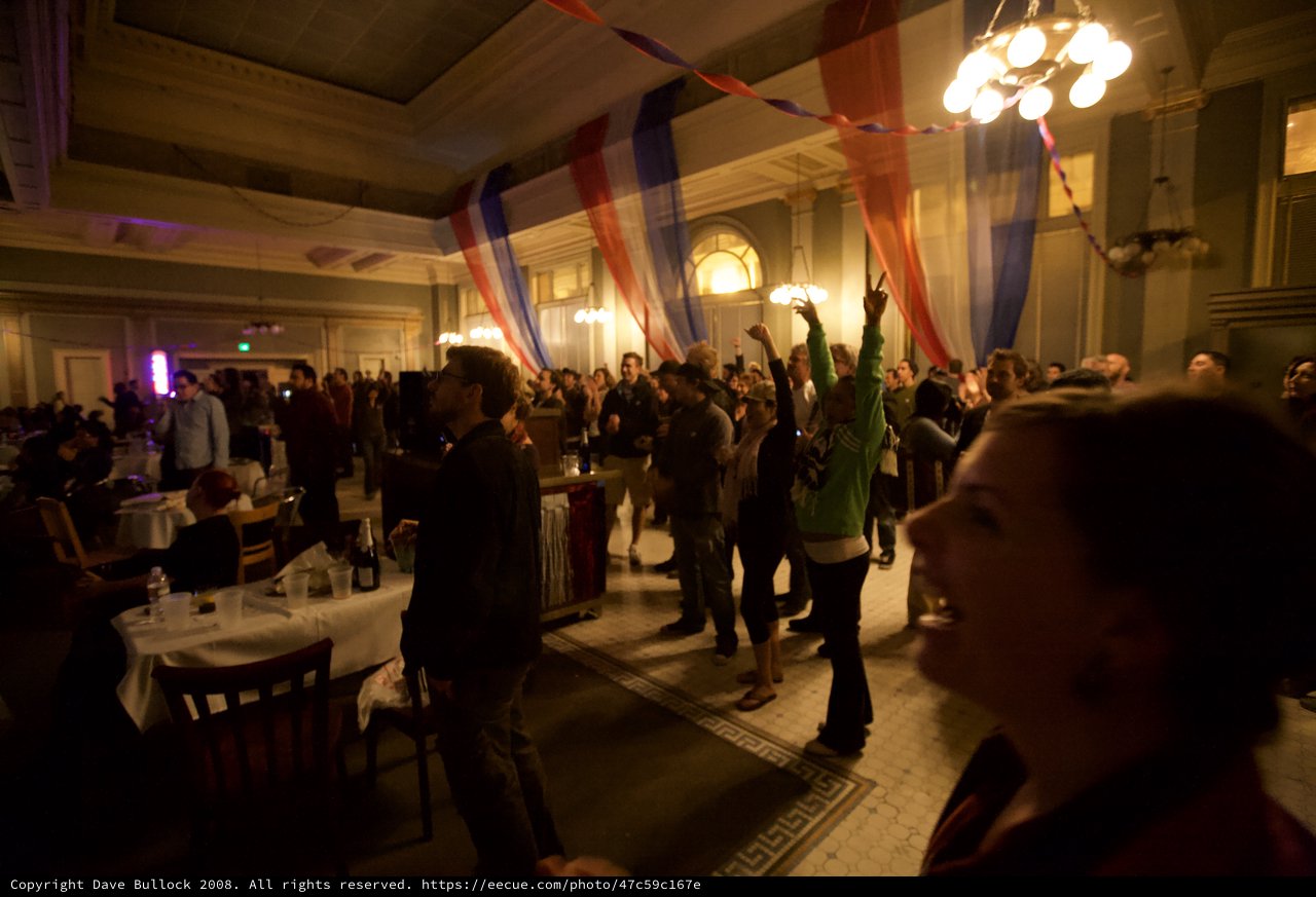 Election Night Victory Celebration in Grand Ballroom 2008