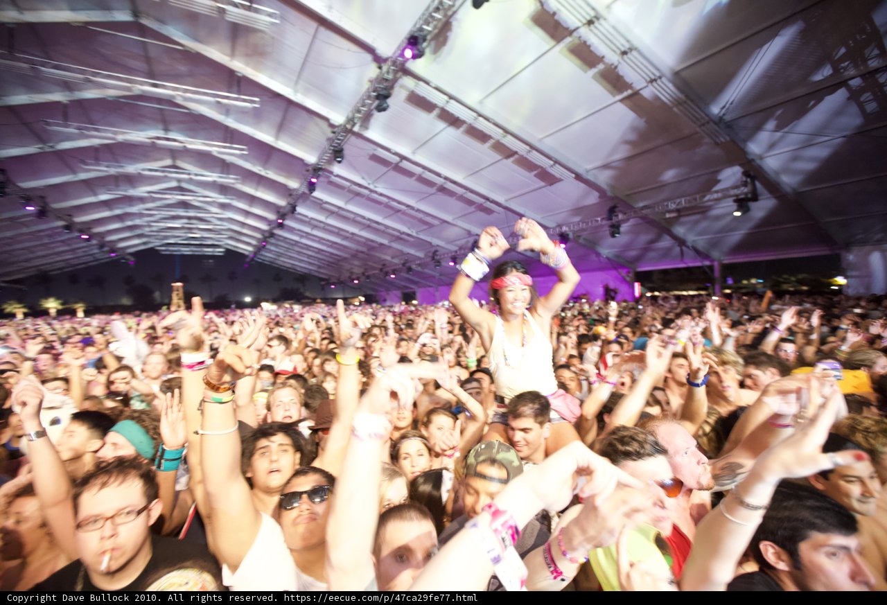 Urban Concert Crowd at Cochella